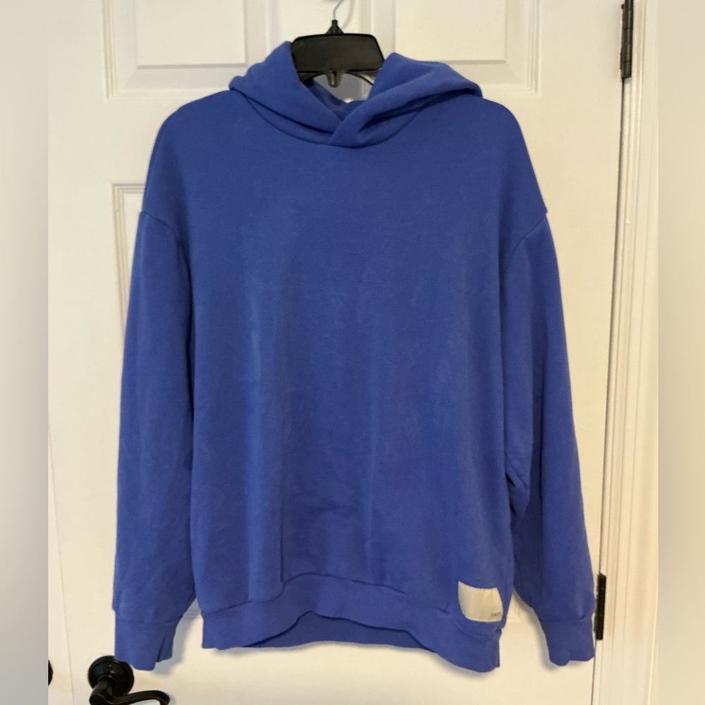 VUORI Restore Organic Cotton Blend Hoodie | Bright Iris | Size S